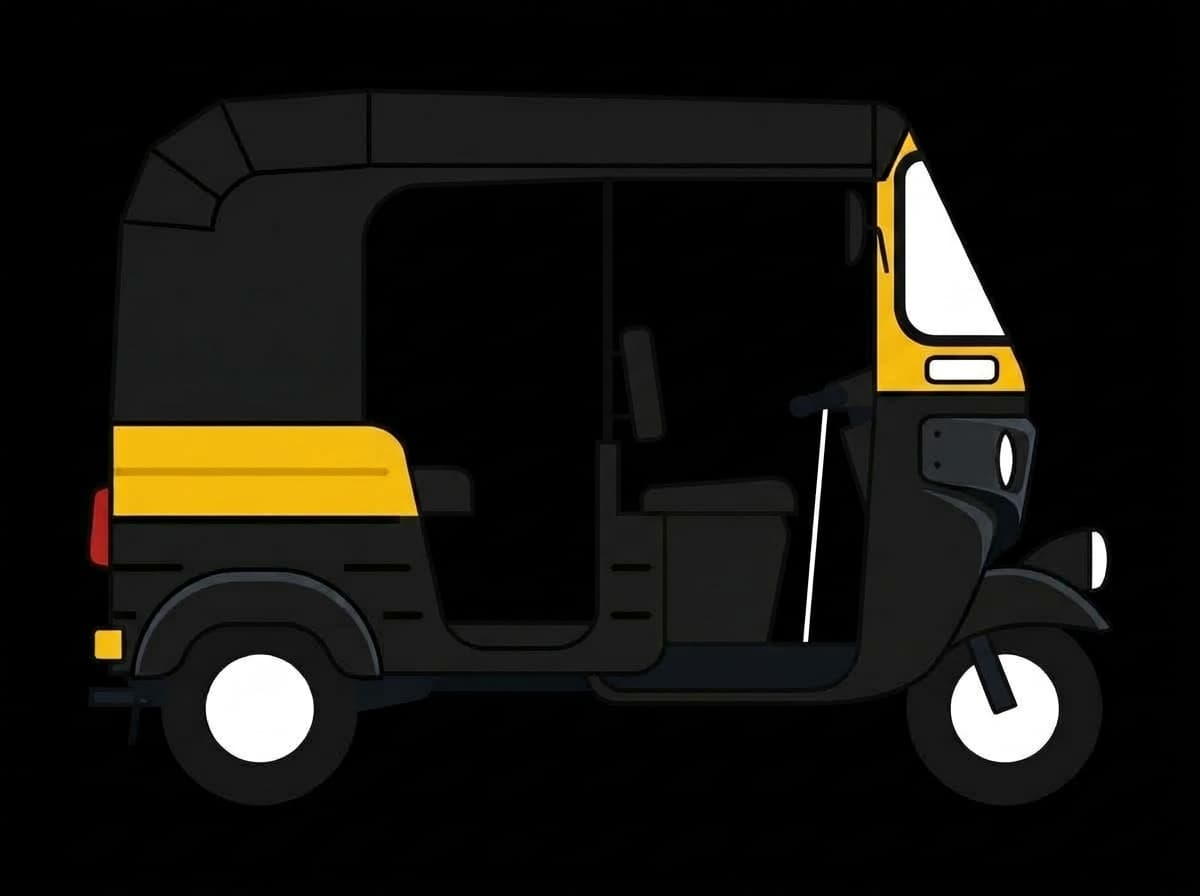 Illustration of a YellowPilot keke vehicle